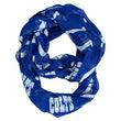 Nfl Colts Scarf 70 X 25 Inches Football Themed Woman Accessory Sports Patterned Team Logo Fan Merchandise Athletic Team Spirit Fan Blue White - Diamond Home USA