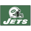 19" X 30" Inch NFL Jets Door Mat Printed Logo Football Themed Sports Patterned Bathroom Kitchen Outdoor Carpet Area Rug Gift Fan Merchandise Vehicle - Diamond Home USA