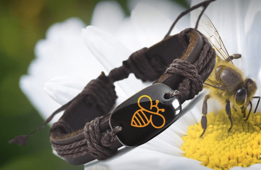 Save the Bees Bracelets - Bumble Bee Themed Wristbands - Diamond Home USA
